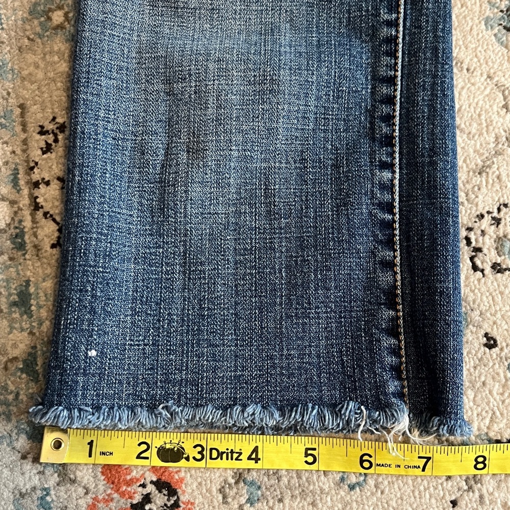 Levi’s Blue Straight 505 Cut-off Capri Jeans - Picture 7 of 15